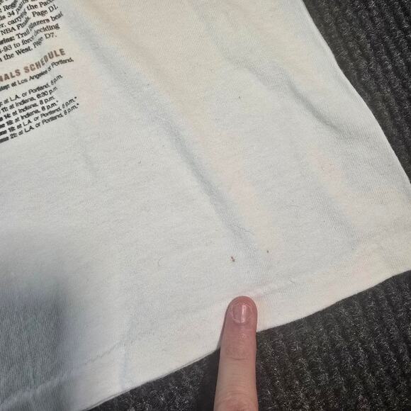 Vintage 2000 Single Stitch NBA Finals Indiana Pacers Reggie Miller graphic tee - Picture 6 of 7